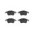 Premium NAO Ceramic OE Equivalent Front Brake Pad Set | BBBP24076N