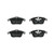 Premium NAO Ceramic OE Equivalent Front Brake Pad Set | BBBP24076N