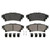 QuickStop Rear Disc Brake Pad Set Ceramic | WAGZD1391