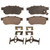 QuickStop Rear Disc Brake Pad Set Ceramic | WAGZD564