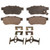 QuickStop Rear Disc Brake Pad Set Ceramic | WAGZD564