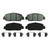QuickStop Front Disc Brake Pad Set Ceramic | WAGZD1654