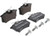 Premium Low-Met OE Equivalent Rear Disc Brake Pad Set | BBBP85017