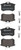 Premium Low-Met OE Equivalent Rear Disc Brake Pad Set | BBBP85017