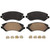 QuickStop Front Disc Brake Pad Set Ceramic | WAGZD856B