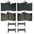 QuickStop Front Disc Brake Pad Set Ceramic | WAGZD1118