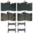 QuickStop Front Disc Brake Pad Set Ceramic | WAGZD1118