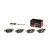 Premium NAO Ceramic OE Equivalent Rear Disc Brake Pad Set | BBBP50104N
