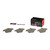 Premium NAO Ceramic OE Equivalent Rear Disc Brake Pad Set | BBBP50104N