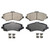 QuickStop Front Disc Brake Pad Set Ceramic | WAGZD1273