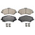 QuickStop Front Disc Brake Pad Set Ceramic | WAGZD1273