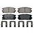 QuickStop Rear Disc Brake Pad Set Ceramic | WAGZD1275