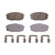 OEX Front Disc Brake Pad Set Premium Ceramic | WAGOEX1397