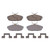 OEX Rear Disc Brake Pad Set Premium Ceramic | WAGOEX1082