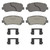OEX Front Disc Brake Pad Set Premium Ceramic | WAGOEX1640