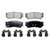 QuickStop Rear Disc Brake Pad Set Ceramic | WAGZD1297