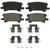 QuickStop Rear Disc Brake Pad Set Ceramic | WAGZD996