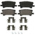 QuickStop Rear Disc Brake Pad Set Ceramic | WAGZD996