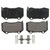QuickStop Front Disc Brake Pad Set Semi-Metallic | WAGZX1379