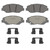 OEX Front Disc Brake Pad Set Premium Semi-Metallic | WAGOEX914AM