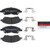 Premium NAO Ceramic OE Equivalent Front Brake Pad Set | BBBP56070N