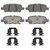 OEX Rear Disc Brake Pad Set Premium Ceramic | WAGOEX1393A