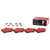 Premium NAO Ceramic OE Equivalent Front Brake Pad Set | BBBP50057N
