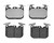 Premium Low-Met OE Equivalent Front Brake Pad Set | BBBP06088