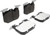 Premium Low-Met OE Equivalent Front Brake Pad Set | BBBP06088