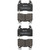 Premium Low-Met OE Equivalent Front Brake Pad Set | BBBP10064