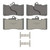 OEX Front Disc Brake Pad Set Premium Ceramic | WAGOEX1118