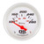 Gauge, Oil Temp, 2", 90 Degree Sweep, Elec, White, Silver, 8000 Series | EQG8243