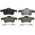 QuickStop Rear Disc Brake Pad Set Ceramic | WAGZD973A
