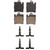QuickStop Rear Disc Brake Pad Set Ceramic | WAGZD876