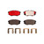 Premium NAO Ceramic OE Equivalent Front Brake Pad Set | BBBP30055N