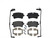 Premium Low-Met OE Equivalent Rear Disc Brake Pad Set | BBBP85117