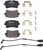 Premium Low-Met OE Equivalent Rear Disc Brake Pad Set | BBBP85117