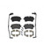 Premium Low-Met OE Equivalent Rear Disc Brake Pad Set | BBBP85117