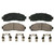 QuickStop Front Disc Brake Pad Set Ceramic | WAGZD833