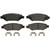 QuickStop Rear Disc Brake Pad Set Ceramic | WAGZD1337