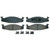QuickStop Front Disc Brake Pad Set Semi-Metallic | WAGZX632