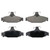 QuickStop Rear Disc Brake Pad Set Semi-Metallic | WAGZX413
