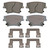 OEX Rear Disc Brake Pad Set Premium Ceramic | WAGOEX1057