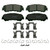 QuickStop Rear Disc Brake Pad Set Ceramic | WAGZD2032
