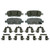 OEX Rear Disc Brake Pad Set Premium Ceramic | WAGOEX1288