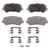 OEX Front Disc Brake Pad Set Premium Ceramic | WAGOEX1640B