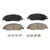 QuickStop Front Disc Brake Pad Set Ceramic | WAGZD1464