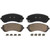 QuickStop Front Disc Brake Pad Set Ceramic | WAGZD844