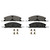SevereDuty Front Disc Brake Pad Set | WAGSX1611A