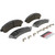 Premium NAO Ceramic OE Equivalent Front Brake Pad Set | BBBP10016N